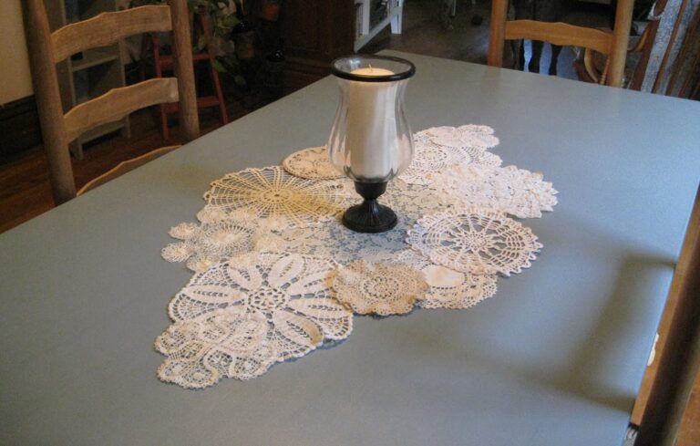 Decorating with Doilies